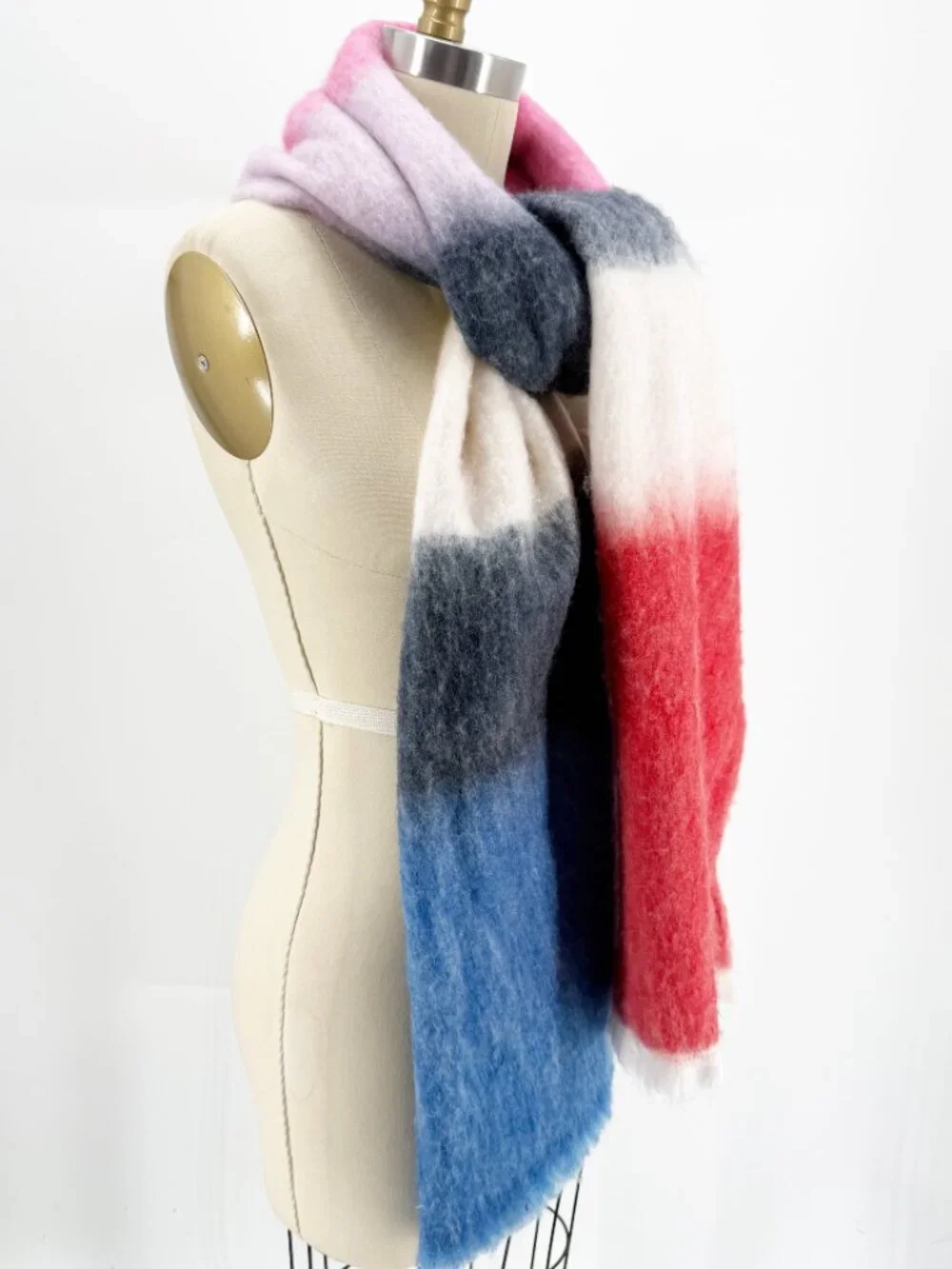 GAP Brush Colorful Chunky Oversized Scarf O/S
